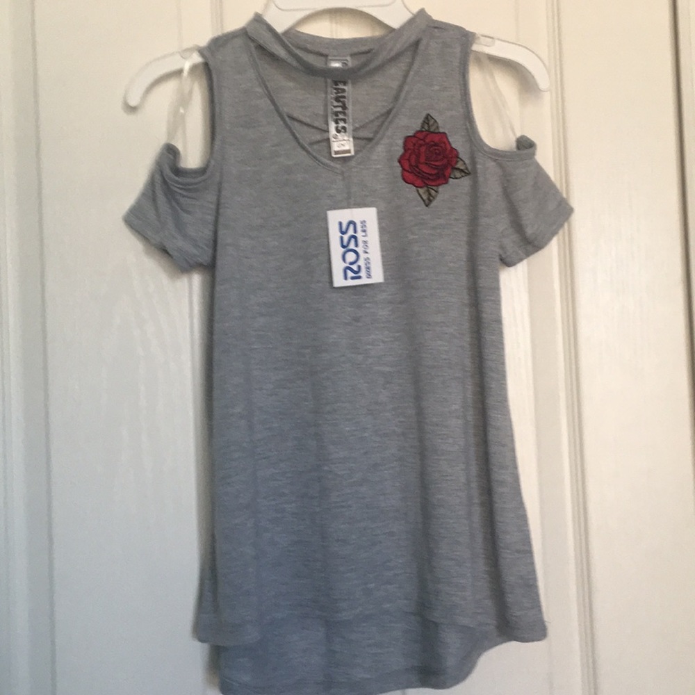 Girls Open Shoulders Top